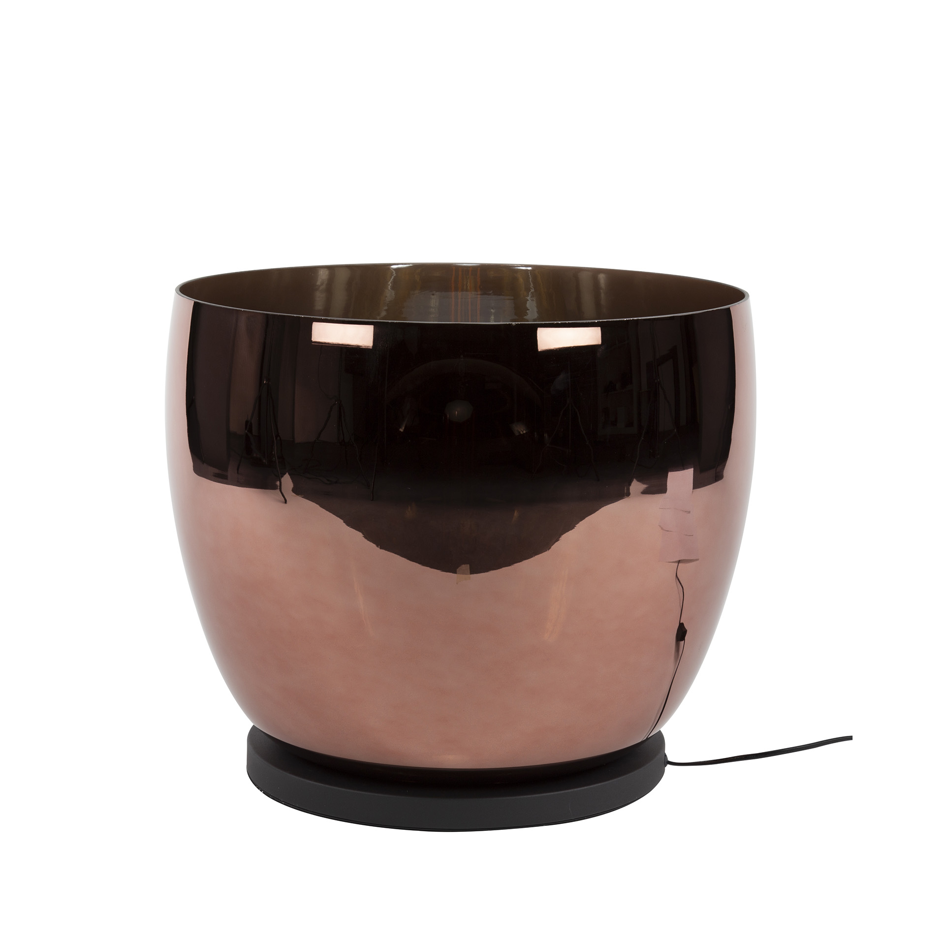 Floor lamp UP XXL 1-light - copper glass