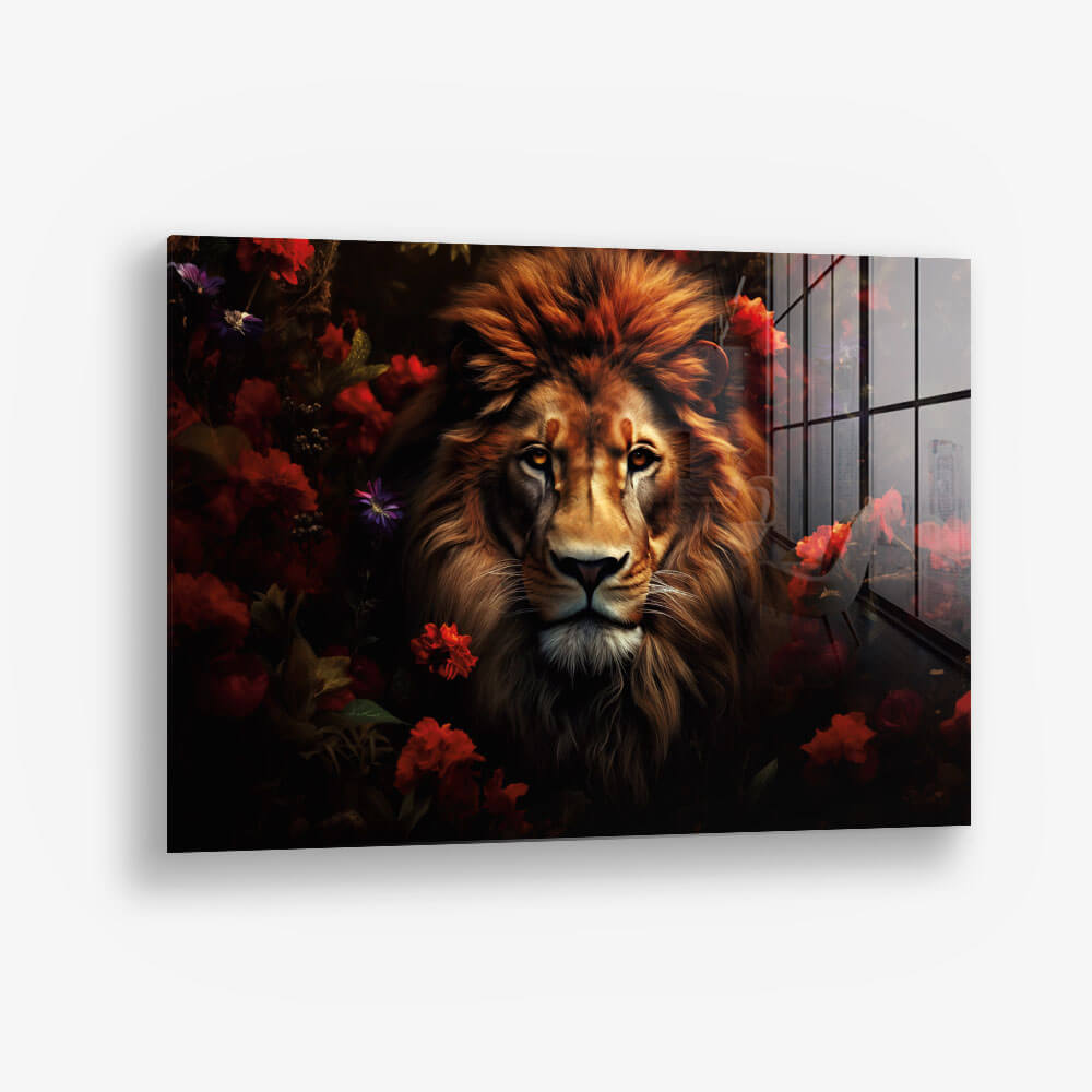 Flower Lion HZ – Vidrio