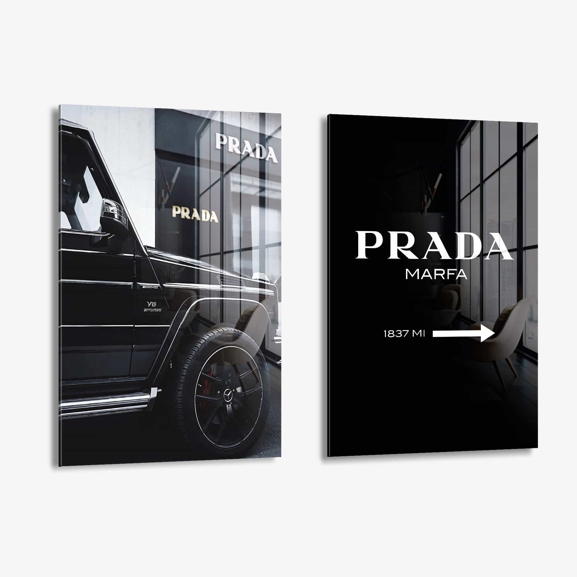 Bundle: "Prada Noir" (2x) - Vidrio