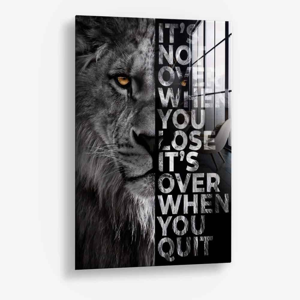 Never Give Up - Vidrio