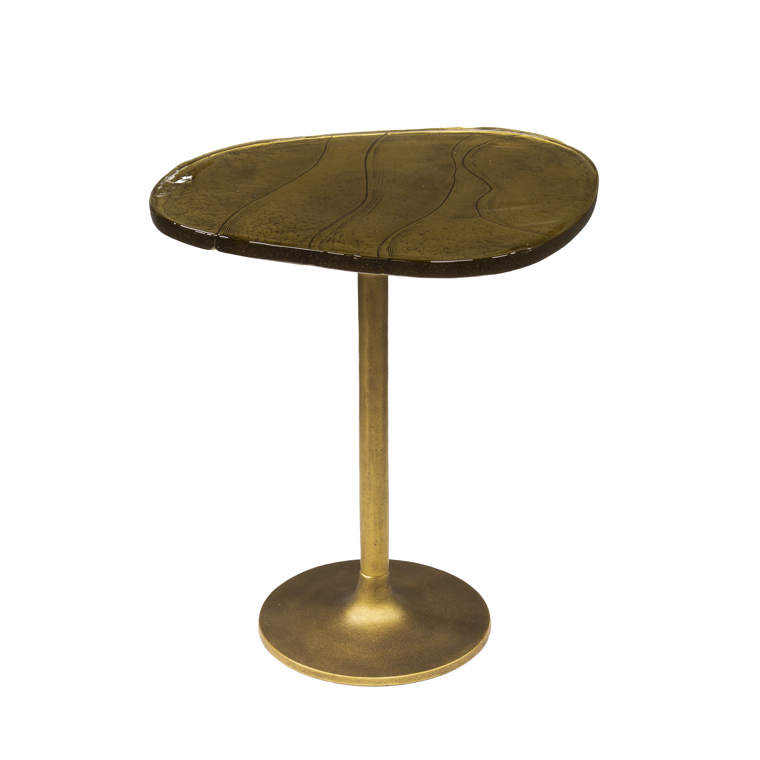 Side table Eclipse medium - Antique gold