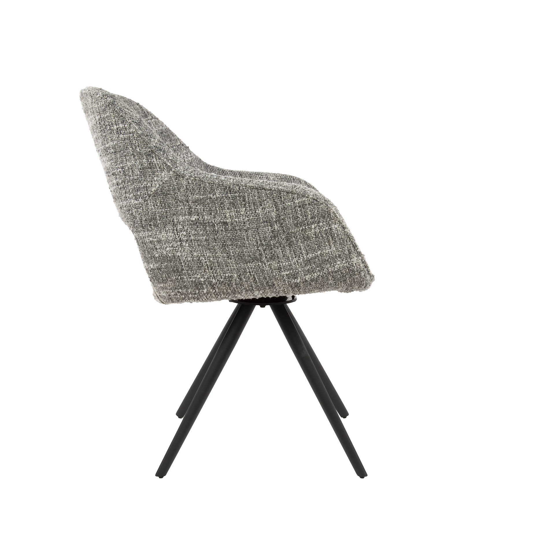 Armchair spring swiveling. VPE2 / Eagle steel gray