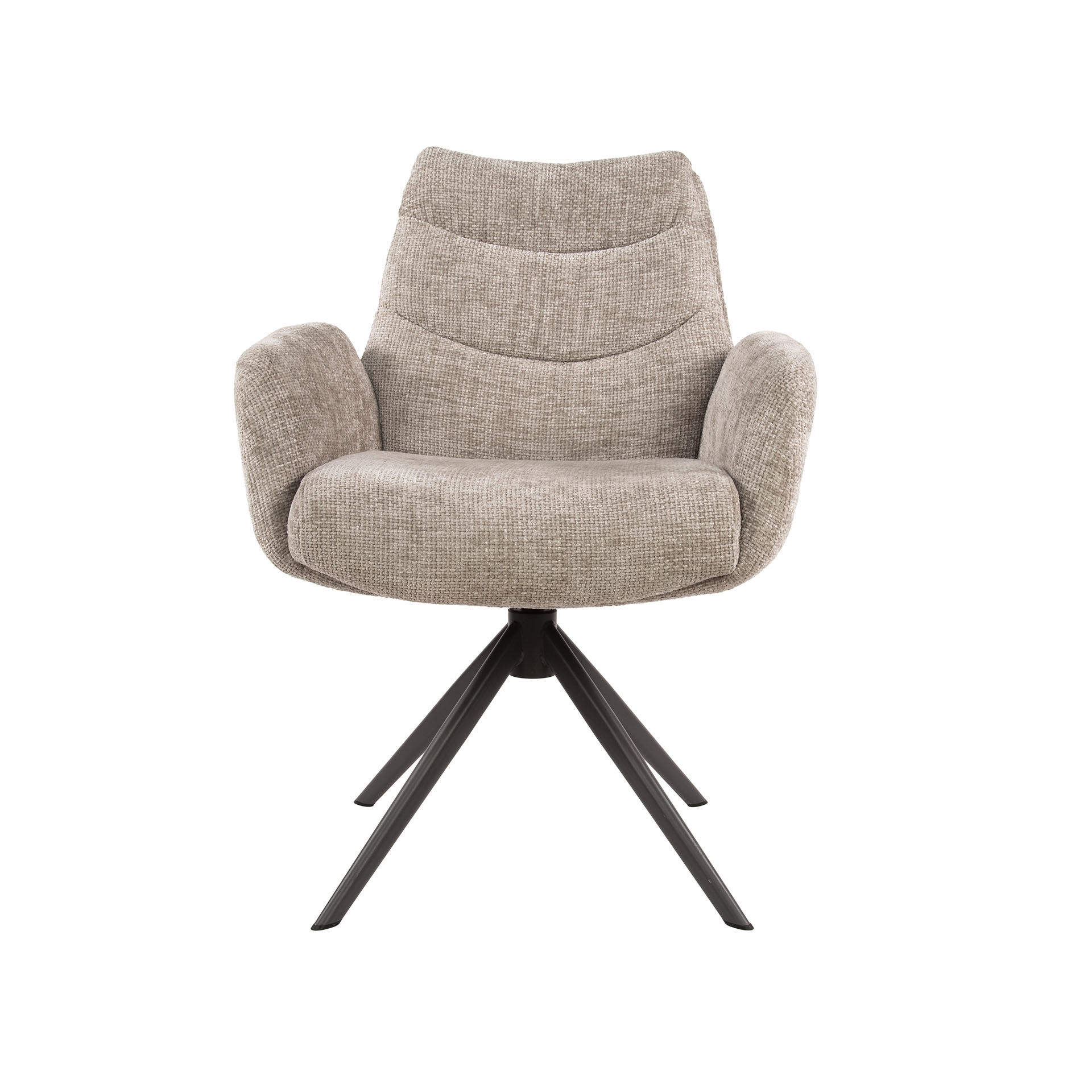 Armchair Lounge swivel - set of 2 - Hoven sand