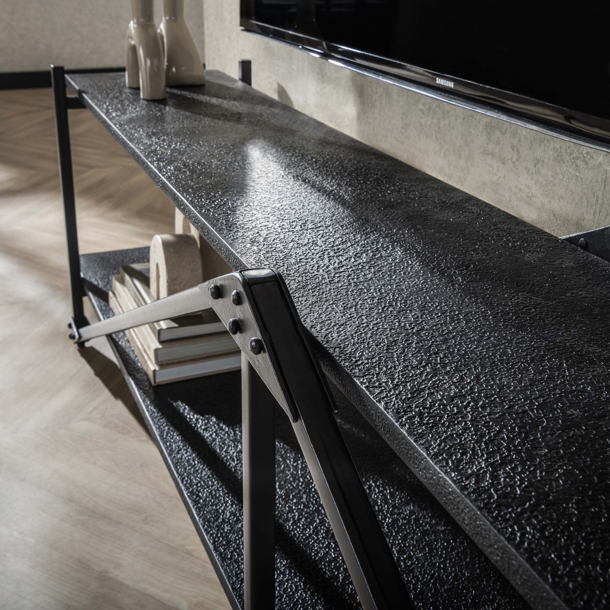 TV cabinet Piega 220 cm - Gray