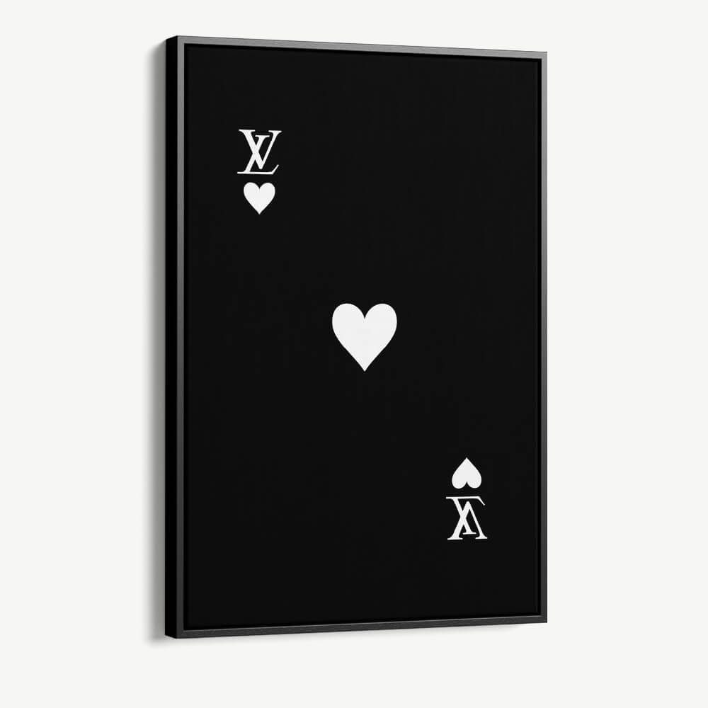 "LV Hearts Noir"