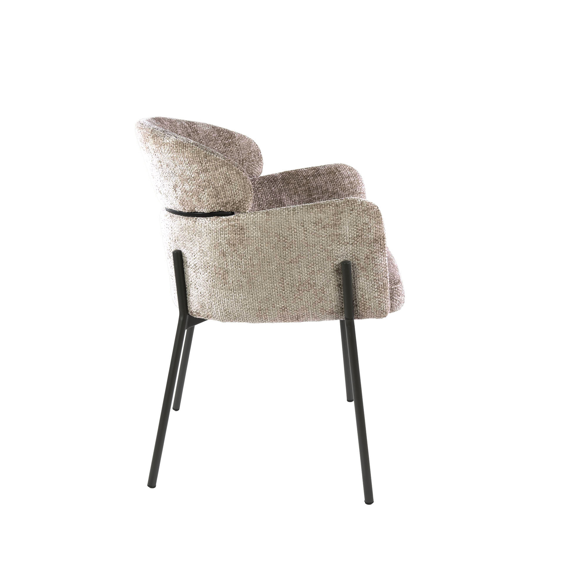 Armchair Curva - set of 2 - Hoven sand