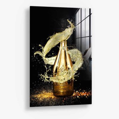 Bottle Of Gold - Glass