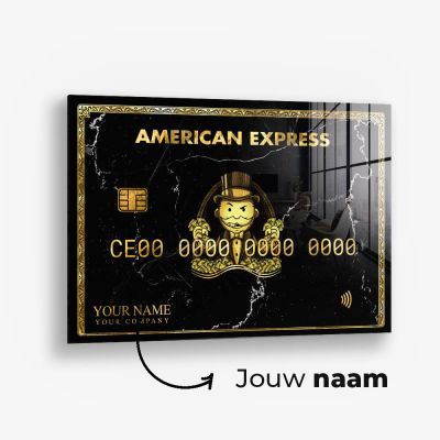 Custom AMEX (Gold) – Vidrio