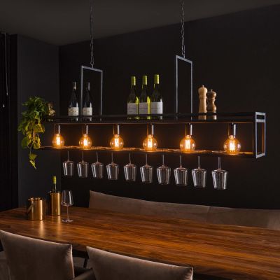 Hanging lamp 6L decorate / Charcoal