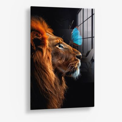 Butterfly Lion – Glass