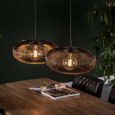Hanging lamp 2L Copper Wire