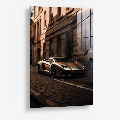 Golden Lambo – Vidrio