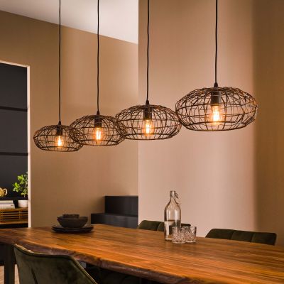 Hanging lamp 4L connect XL / Black brown