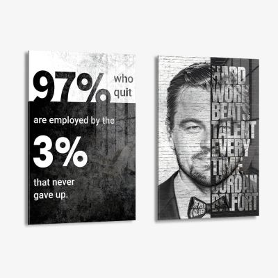 Bundle: Work Hard (2x) - Glass