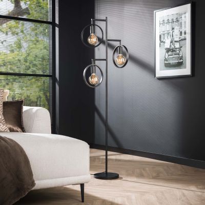 Floor lamp 3L ring / Charcoal