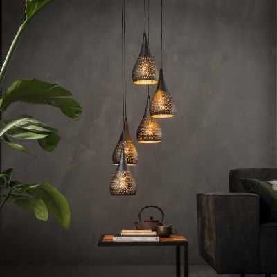 Hanging lamp 5L Punch stepped