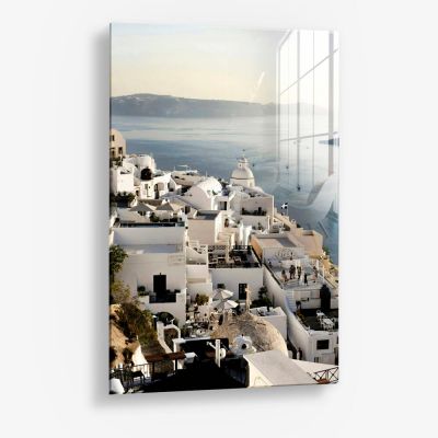 Santorini Sunset – Vidrio
